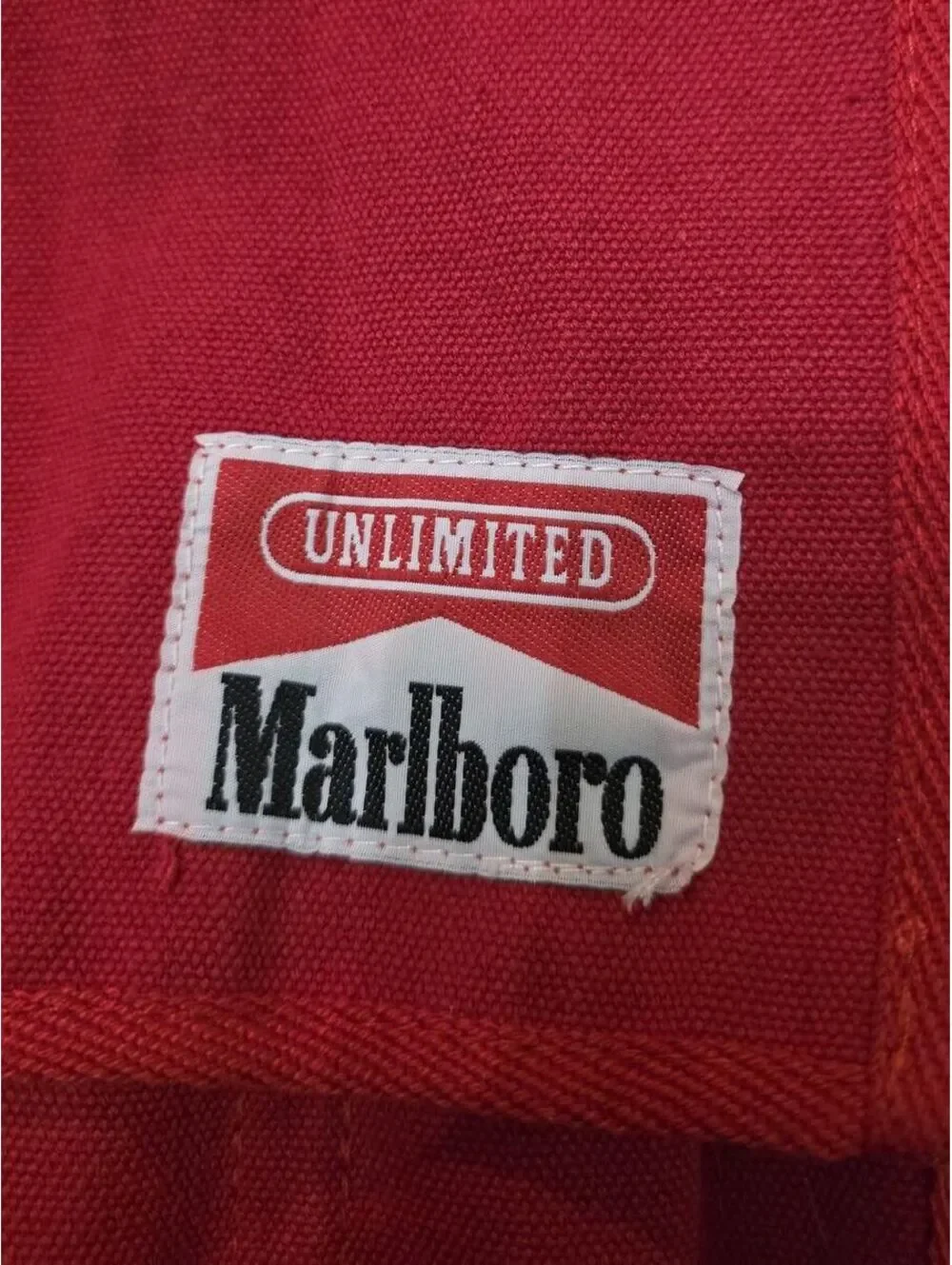 Vintage Marlboro Unlimited Grilling Set w/ Knife, Fork & Roll Pouch, 1990s Retro
